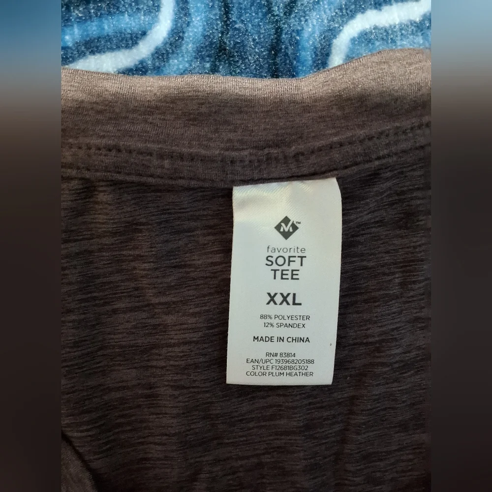 Casual Brown Short Sleeve Women's Top - Picture 2 of 3